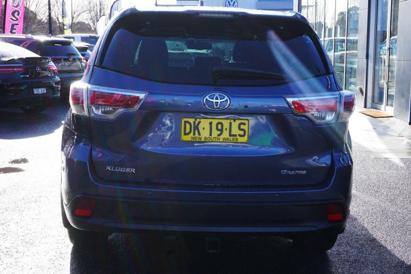 2014 Toyota Kluger GSU55R Grande AWD Blue 6 Speed Sports Automatic Wagon62940490806402114
