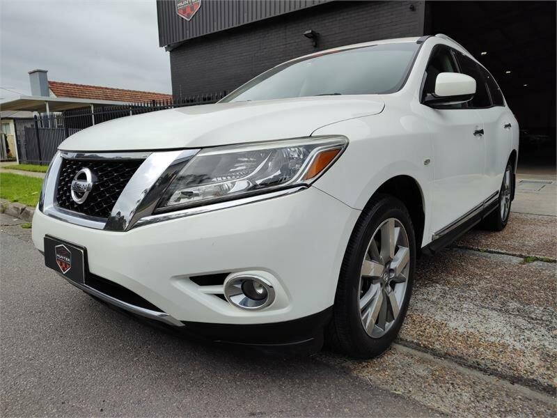2014 Nissan Pathfinder R52 MY15 Ti X-tronic 2WD White 1 Speed Constant Variable Wagon62934707385603114