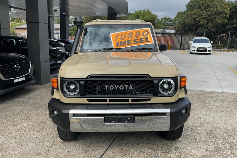 2025 Toyota Landcruiser Vdjl79R GXL Double Cab Sandy 5 Speed Manual Cab Chassis62932713057795111