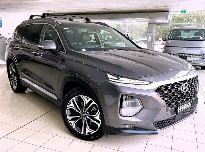 2019 Hyundai Santa Fe TM MY19 Highlander Silver, Chrome 8 Speed Sports Automatic Wagon62933712171522110