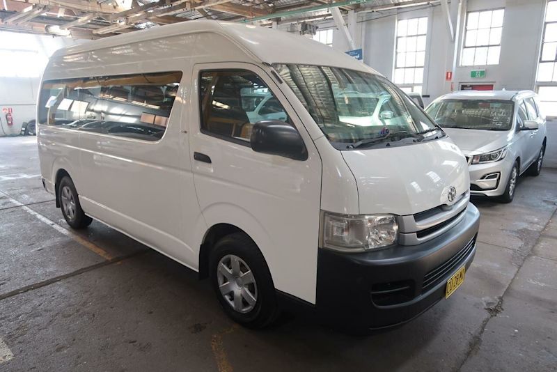 2008 Toyota HiAce KDH223R MY08 Commuter High Roof Super LWB White 4 Speed Automatic Bus62935691199873111