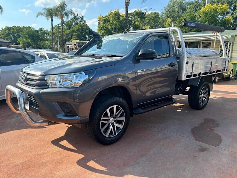 2017 Toyota Hilux GUN126R MY17 SR (4x4) Grey 6 Speed Manual Cab Chassis62934706138881112