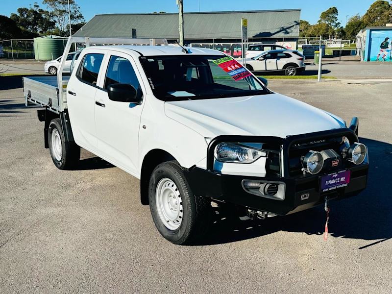 2022 Isuzu D-MAX RG MY23 SX Crew Cab White 6 Speed Sports Automatic Cab Chassis62882765551875111