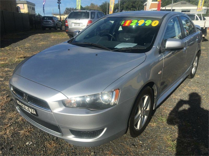 2013 Mitsubishi Lancer CJ MY14 LX Silver, Chrome 6 Speed CVT Auto Sequential Sedan62935685938561111