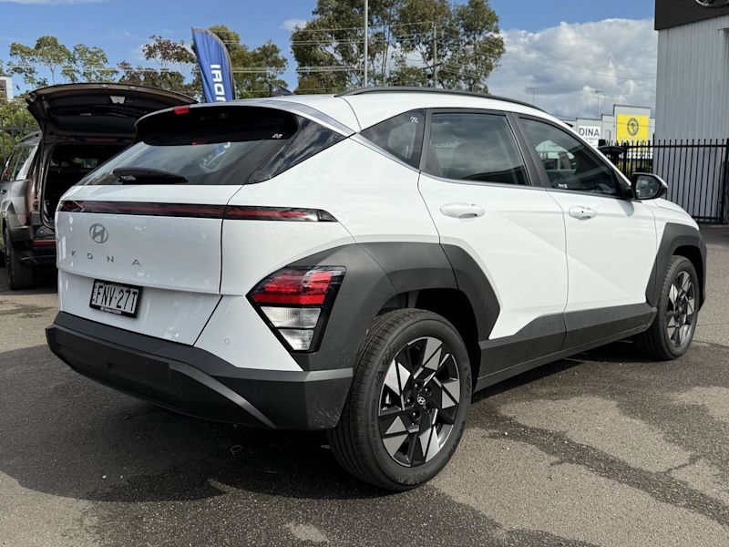 2025 Hyundai Kona SX2.V2 MY25 2WD Atlas White 1 Speed Constant Variable Wagon62882738259202113