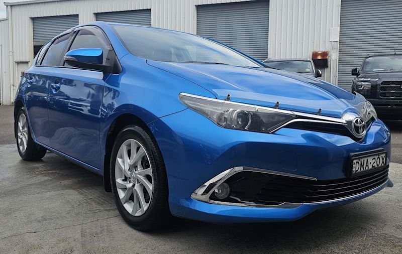 2017 Toyota Corolla ZRE182R Ascent Sport S-CVT Blue 7 Speed Constant Variable Hatchback628827722031381116