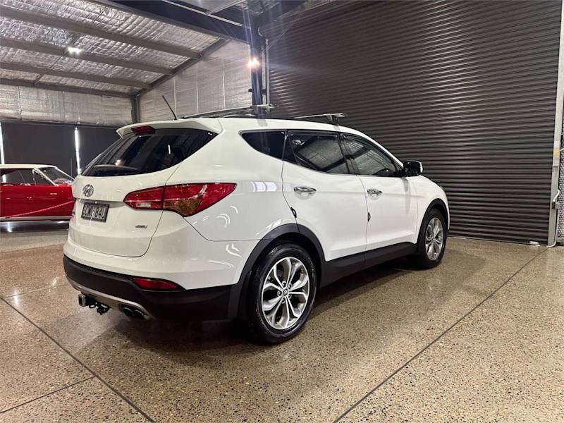 2013 Hyundai Santa Fe DM Highlander CRDi (4x4) White 6 Speed Automatic Wagon62937625149827113