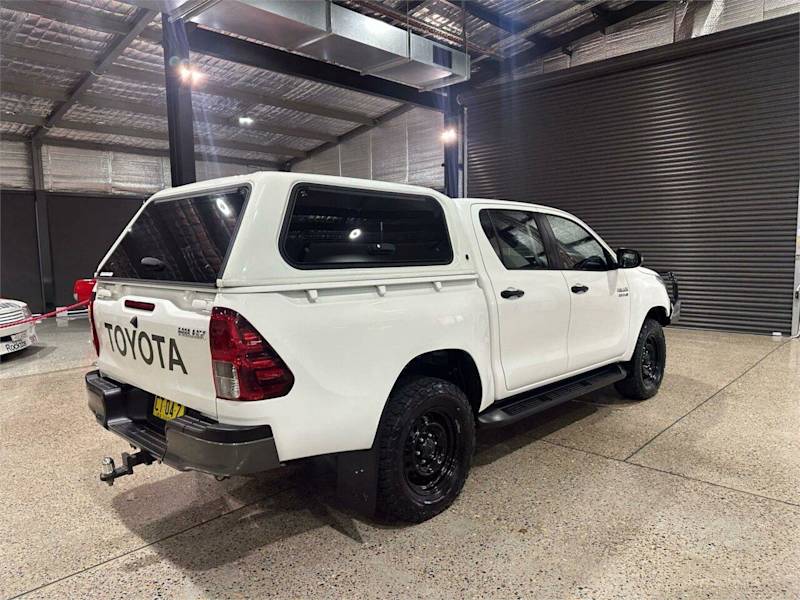 2019 Toyota Hilux GUN126R MY19 SR (4x4) White 6 Speed Automatic Double Cab Pick Up62935693392130112
