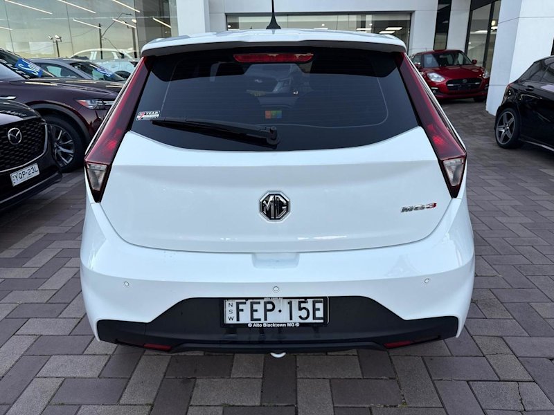 2023 MG MG3 SZP1 MY23 Excite White 4 Speed Automatic Hatchback62882771755651113