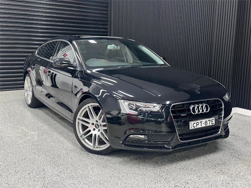 2013 Audi A5 8T MY13 Sportback S Tronic Quattro Black 7 Speed Sports Automatic Dual Clutch Hatchback62939538598531114