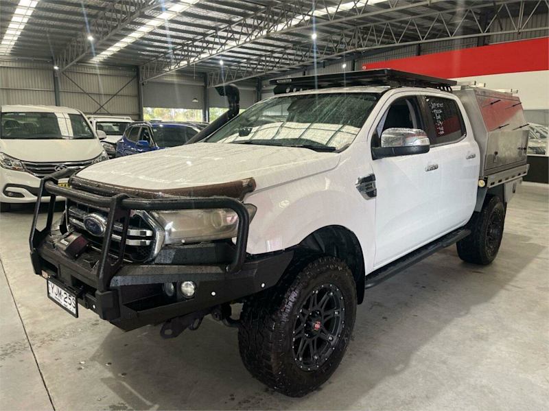 2019 Ford Ranger PX MkIII 2019.75MY XLT White 10 Speed Sports Automatic Dual Cab62882736142466112