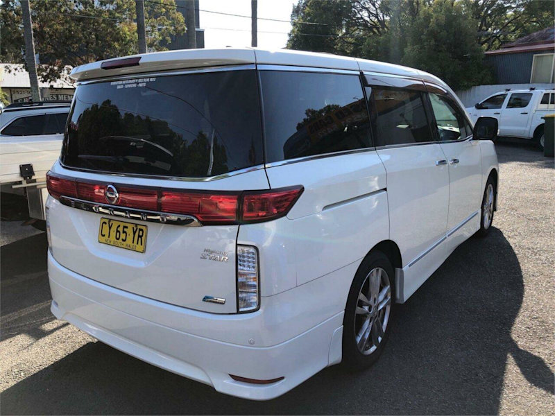 2010 Nissan Elgrand PE52 Highway Star Premium White 6 Speed Constant Variable Wagon62882772754562111