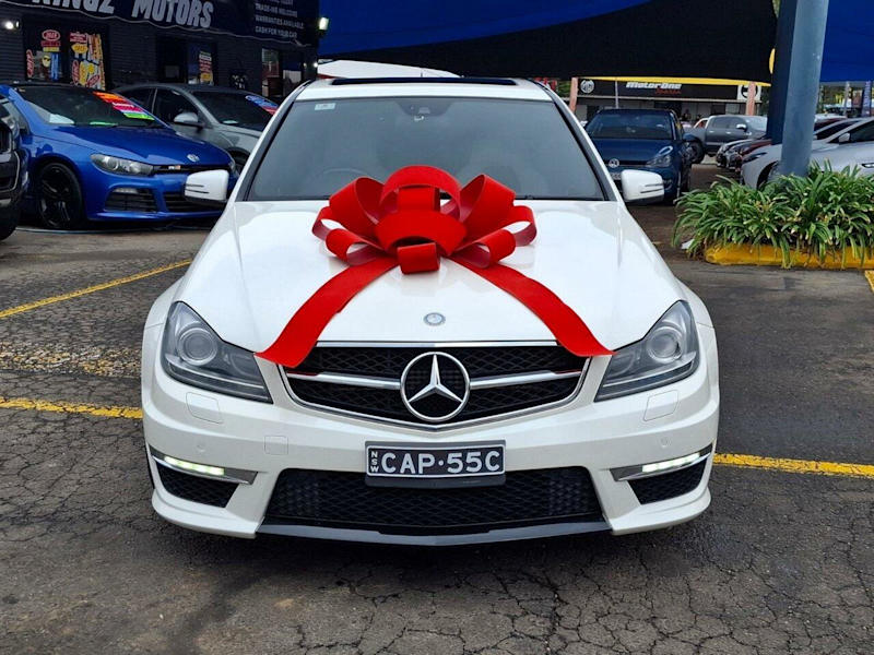 2012 Mercedes-Benz C-Class W204 MY12 C63 AMG SPEEDSHIFT MCT White 7 Speed Sports Automatic Sedan62933713824385111