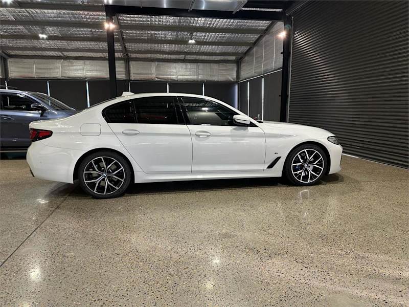 2022 BMW 5 G30 30d M Sport LCI White 8 Speed Auto Steptronic Sport Sedan62935685472386112
