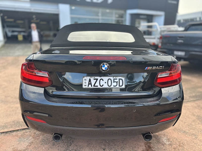 2017 BMW M240i F23 MY17 Sport Line Black 8 Speed Automatic Convertible62935692021635114
