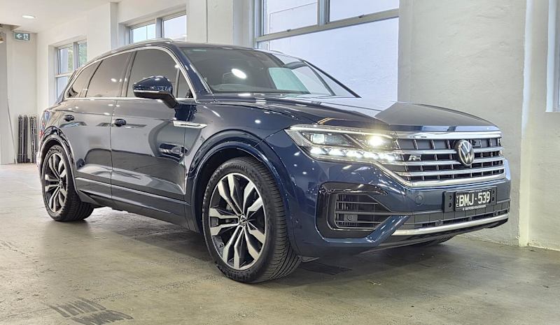 2020 Volkswagen Touareg CR MY21 V8 TDI Tiptronic 4MOTION R-Line Blue 8 Speed Sports Automatic Wagon62882738493825110