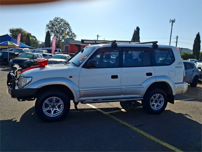 2002 Toyota Landcruiser Prado VZJ95R GXL White 4 Speed Automatic Wagon62882773731201113