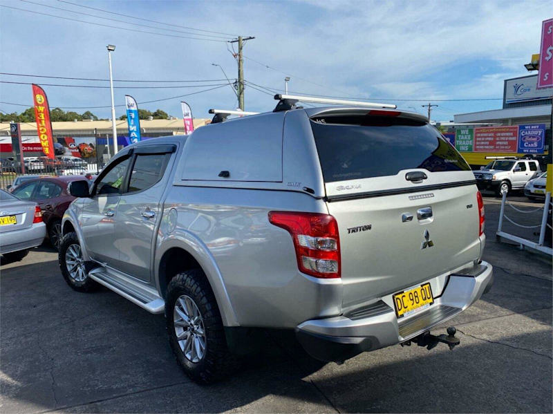 2017 Mitsubishi Triton MQ MY17 GLS (4x4) Silver, Chrome 5 Speed Automatic Dual Cab Utility62882734539265114