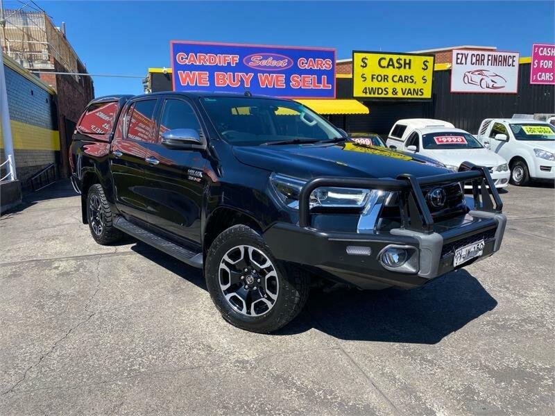 2021 Toyota Hilux GUN126R Facelift SR5 (4x4) Black 6 Speed Automatic Double Cab Pick Up629385838584331116