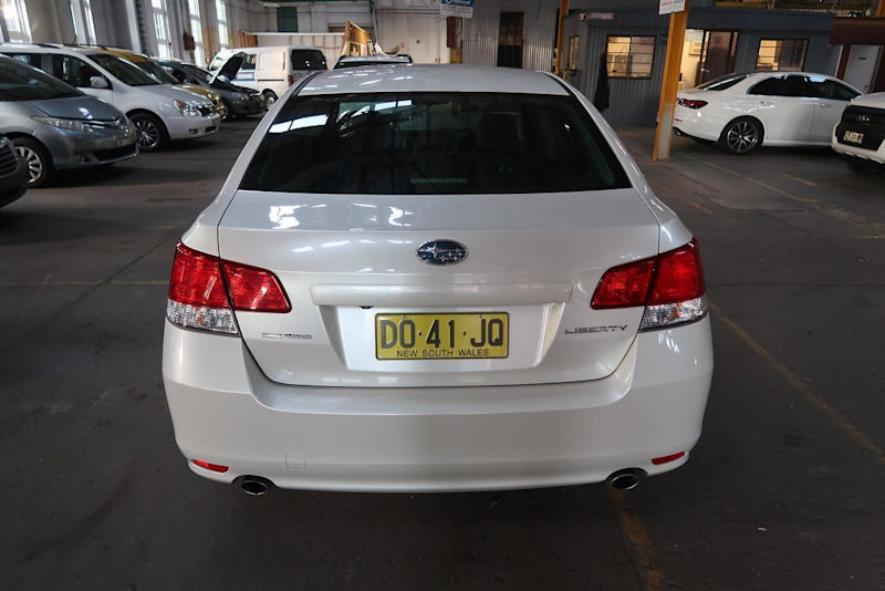 2013 Subaru Liberty B5 MY13 GT AWD Premium White 5 Speed Sports Automatic Sedan62934697179011113