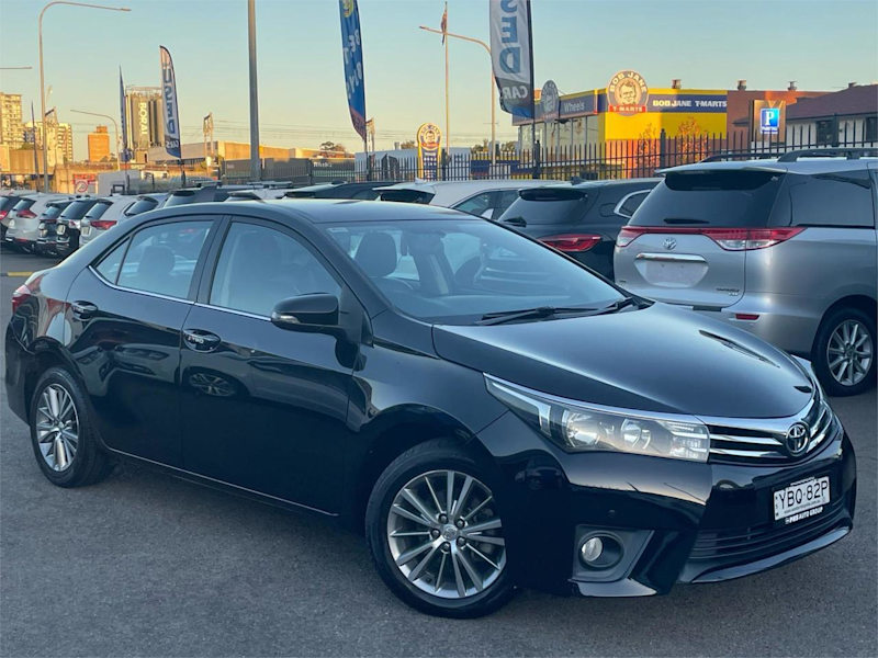 2014 Toyota Corolla ZRE172R SX S-CVT Black 7 Speed Constant Variable Sedan62882766635394112