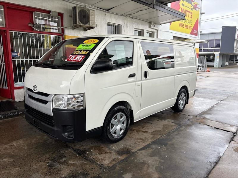 2016 Toyota HiAce KDH201R MY15 LWB White 5 Speed Manual Van62937625906307114