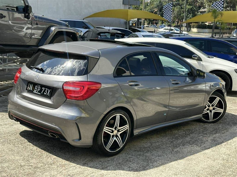 2014 Mercedes-Benz A250 176 MY14 Sport Grey 7 Speed Automatic Hatchback62882729708547112