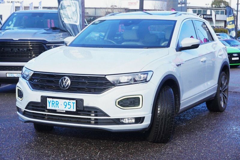 2021 Volkswagen T-ROC A11 MY21 140TSI DSG 4MOTION Sport White Silver 7 Speed62935682932097112