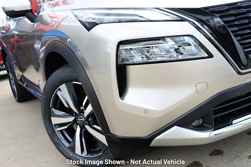 2025 Nissan X-Trail T33 MY25 Ti e-4ORCE e-POWER Champagne Silver 1 Speed Automatic Wagon Hybrid62933706024833111