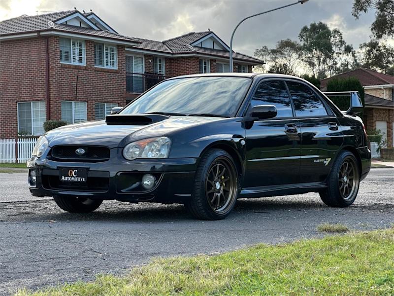 2004 Subaru Impreza MY04 WRX Club Spec EVO 7 Black 5 Speed Manual Sedan62882738793859112