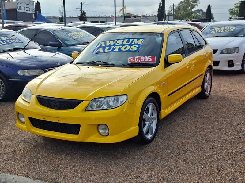 2002 Mazda 323 BJ II SP20 Spotto Yellow 4 Speed Automatic Hatchback62934699188099112