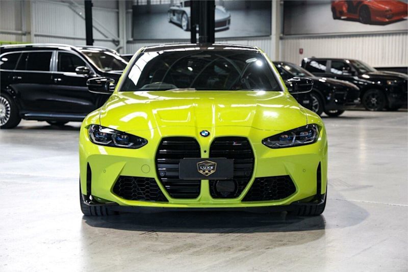 2021 BMW M3 G80 Competition M Steptronic Yellow 8 Speed Sports Automatic Sedan62934704062851113