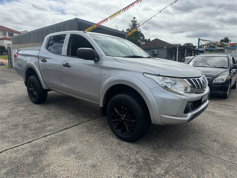 2016 Mitsubishi Triton MQ MY16 GLX Double Cab Silver, Chrome 5 Speed Sports Automatic Utility62933708984450112