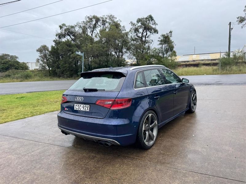 2014 Audi S3 8V MY15 2.0 TFSI Quattro Blue 6 Speed Direct Shift Hatchback62935686137857113