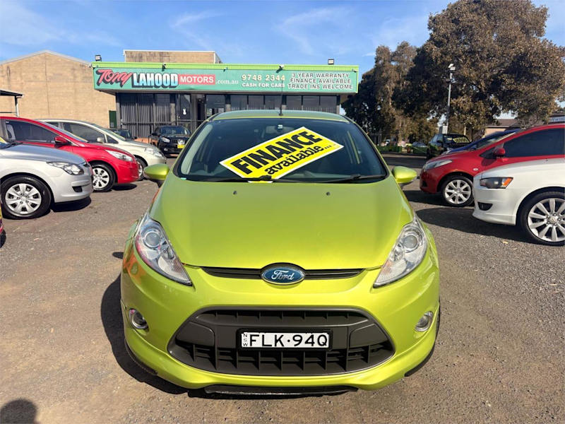 2010 Ford Fiesta WS Zetec Green 4 Speed Automatic Hatchback62934703110531112