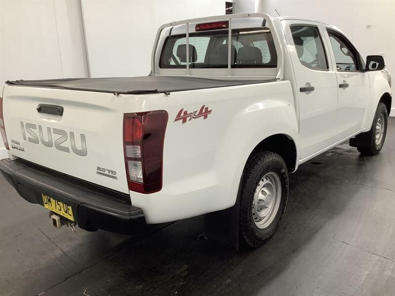 2019 Isuzu D-MAX TF MY19 SX (4x4) White 6 Speed Automatic Crew Cab Chassis62882773020417113