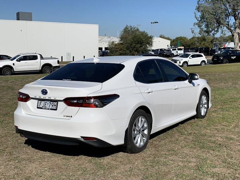 2024 Toyota Camry Axvh70R Ascent Glacier White 6 Speed Constant Variable Sedan Hybrid63437623248001111