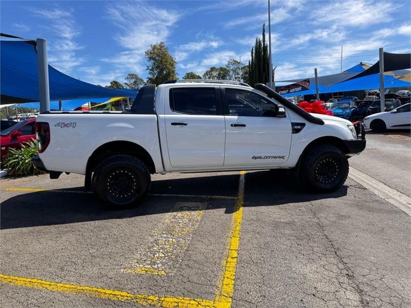 2015 Ford Ranger PX MkII Wildtrak Double Cab White 6 Speed Sports Automatic Double Cab62936663906819113