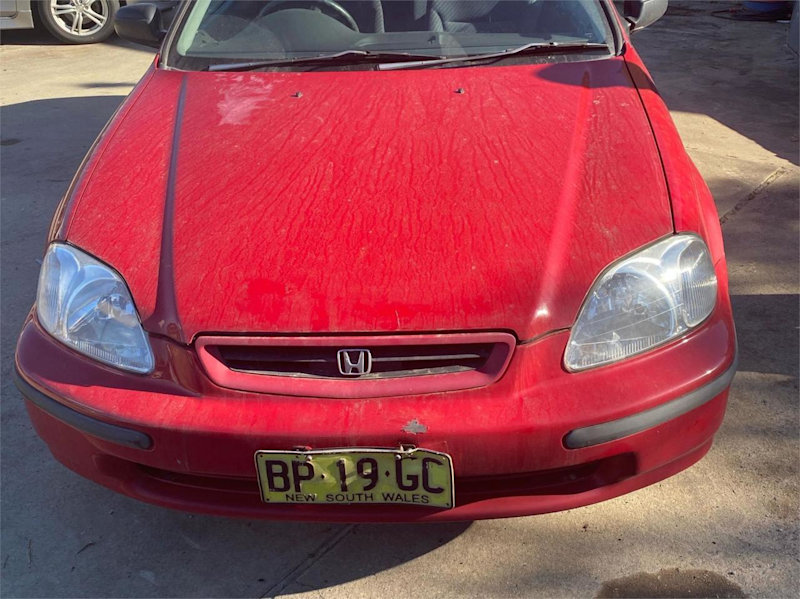 1997 Honda Civic CXi Red 4 Speed Automatic Hatchback63437622630403111