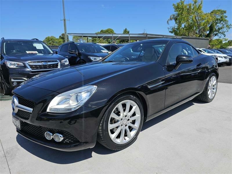 2012 Mercedes-Benz SLK-Class R172 SLK200 BlueEFFICIENCY 7G-Tronic + Black 7 Speed Sports Automatic62936662548609112