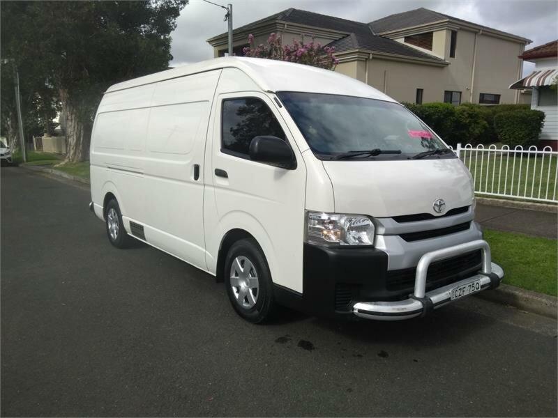2015 Toyota HiAce KDH221R High Roof Super LWB White 5 Speed Manual Van62936663134210111