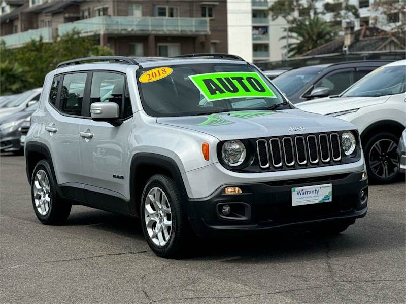 2018 Jeep Renegade BU MY17 Longitude Silver, Chrome 6 Speed Auto Dual Clutch Wagon62882727281921113