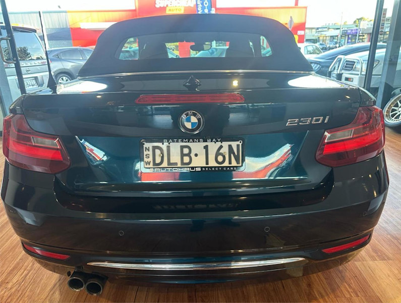 2017 BMW 230i F23 MY17 Luxury Line Blue 8 Speed Automatic Convertible62937625010563114