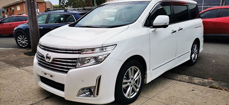 2010 Nissan Elgrand PE52 Highway Star Premium White 6 Speed Constant Variable Wagon62882736084995112