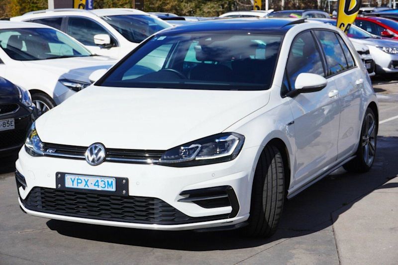 2019 Volkswagen Golf 7.5 MY19.5 110TSI DSG Highline Pure White 7 Speed Sports Automatic Dual Clutch62935681210625112