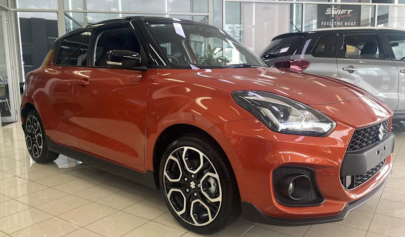 2024 Suzuki Swift AZ Series II MY22 Sport Orange Flame 6 Speed Sports Automatic Hatchback628827386080021121