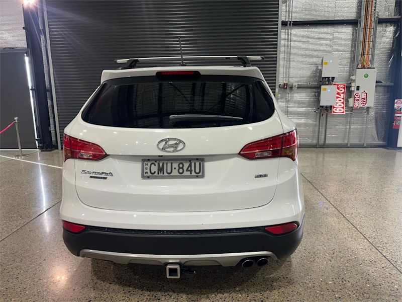 2013 Hyundai Santa Fe DM Highlander CRDi (4x4) White 6 Speed Automatic Wagon62937625149827114