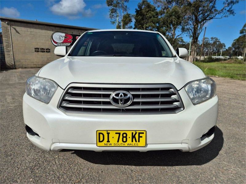 2008 Toyota Kluger GSU45R KX-R AWD White 5 Speed Sports Automatic Wagon62935689152897114