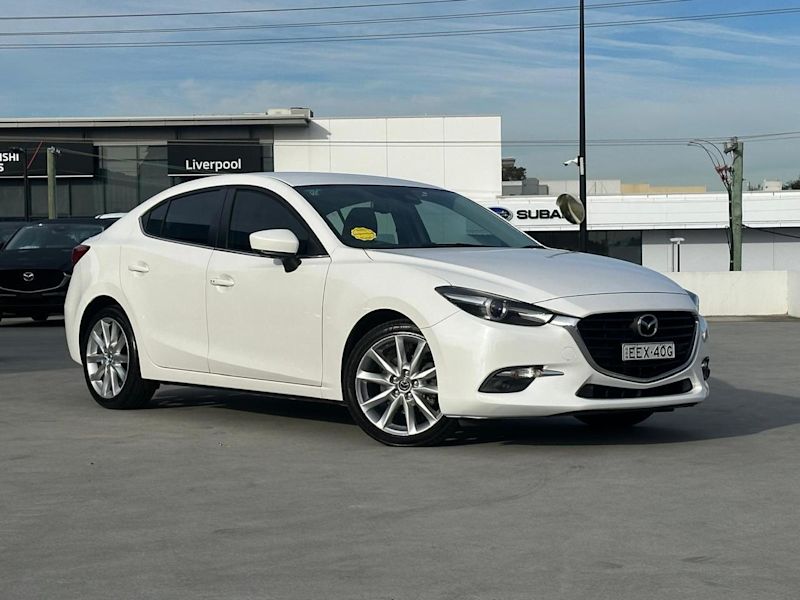 2016 Mazda 3 BN5238 SP25 SKYACTIV-Drive GT White 6 Speed Sports Automatic Sedan63437622998785110