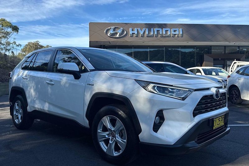 2020 Toyota RAV4 Axah54R GX eFour Glacier White 6 Speed Constant Variable Wagon Hybrid62939538336259110
